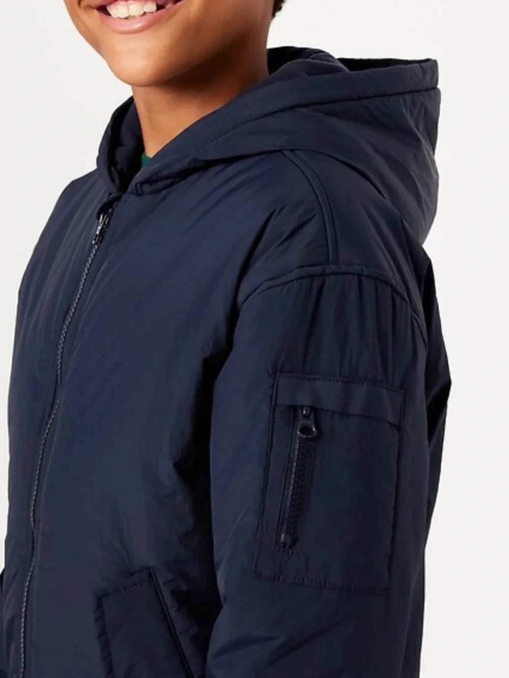 Old Navy Water-Resistant Hooded Bomber Jacket for Boys NWT